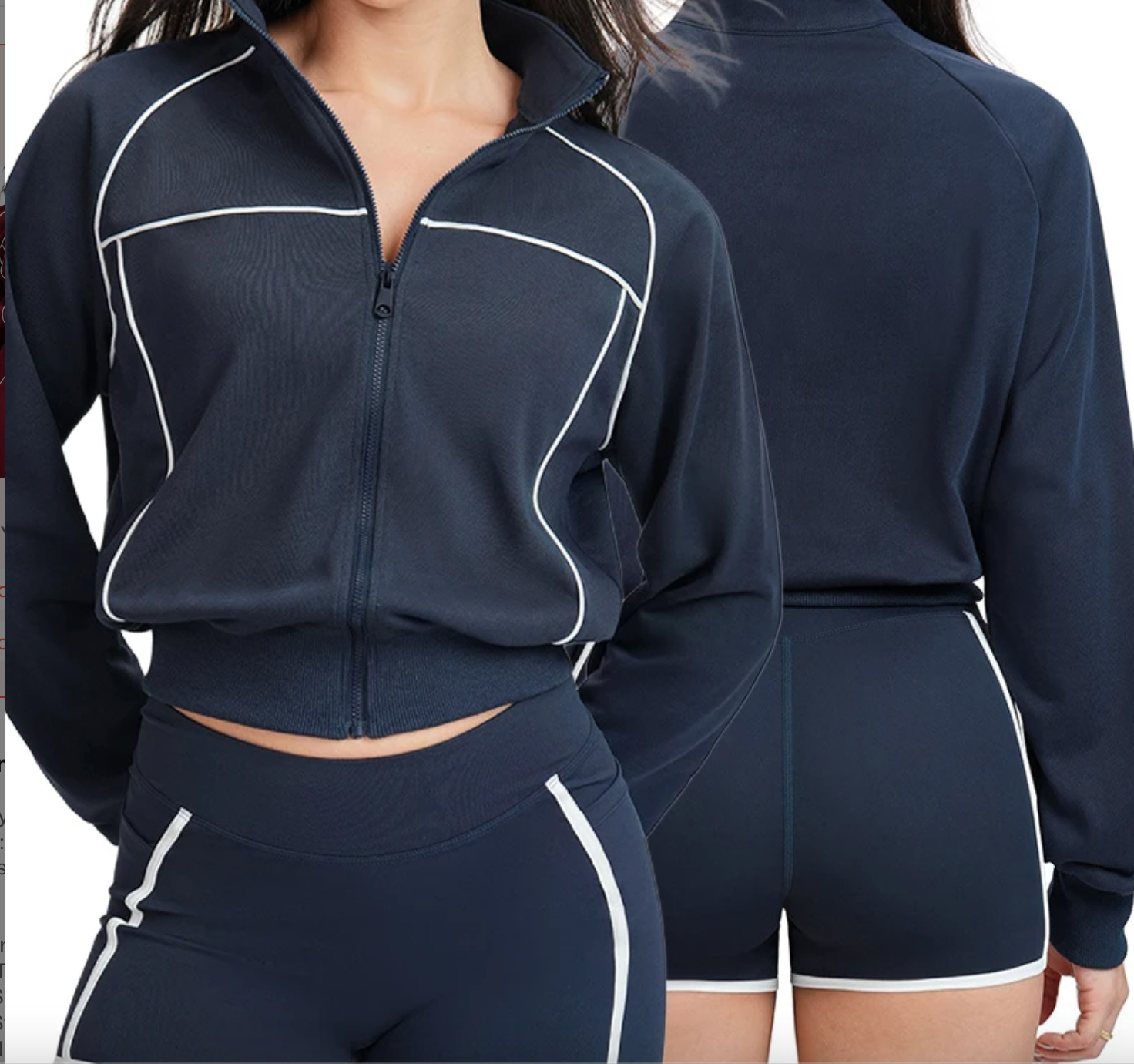 Cropped Zip Jacket